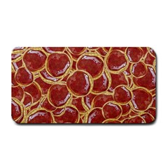 Cookies With Strawberry Jam Motif Pattern Medium Bar Mat by dflcprintsclothing