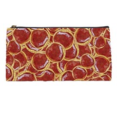 Cookies With Strawberry Jam Motif Pattern Pencil Case by dflcprintsclothing