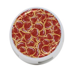 Cookies With Strawberry Jam Motif Pattern 4-port Usb Hub (two Sides) by dflcprintsclothing