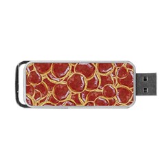 Cookies With Strawberry Jam Motif Pattern Portable Usb Flash (two Sides) by dflcprintsclothing