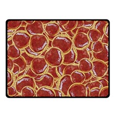 Cookies With Strawberry Jam Motif Pattern Fleece Blanket (small)