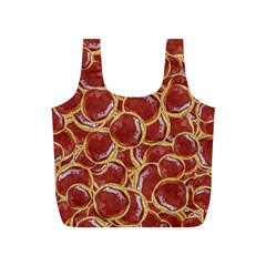 Cookies With Strawberry Jam Motif Pattern Full Print Recycle Bag (s)