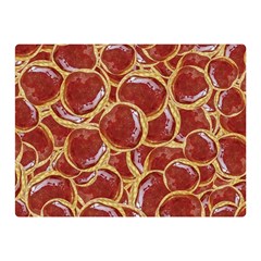 Cookies With Strawberry Jam Motif Pattern Premium Plush Fleece Blanket (mini)