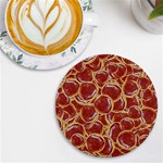 Cookies With Strawberry Jam Motif Pattern UV Print Round Tile Coaster Front