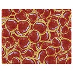 Cookies With Strawberry Jam Motif Pattern One Side Premium Plush Fleece Blanket (Medium) 60 x50  Blanket Front