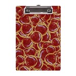 Cookies With Strawberry Jam Motif Pattern A5 Acrylic Clipboard Front