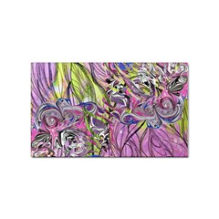 Abstract Intarsio Sticker Rectangular (100 Pack) by kaleidomarblingart