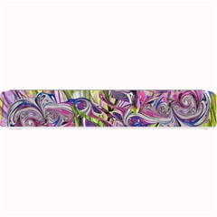 Abstract Intarsio Small Bar Mat by kaleidomarblingart