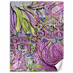 Abstract Intarsio Canvas 36  X 48  by kaleidomarblingart