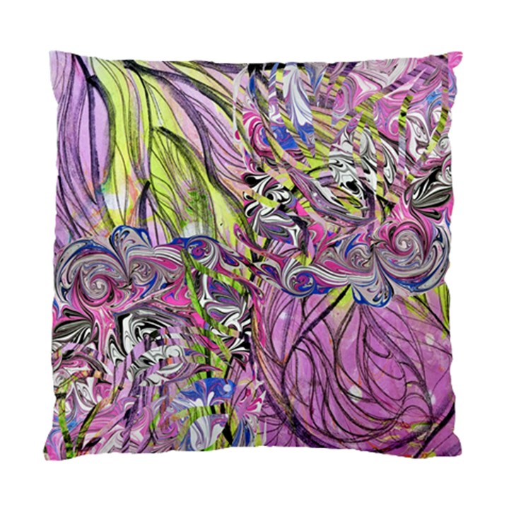 Abstract intarsio Standard Cushion Case (One Side)