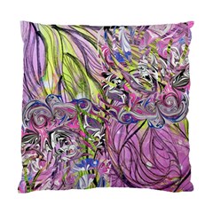 Abstract Intarsio Standard Cushion Case (two Sides) by kaleidomarblingart