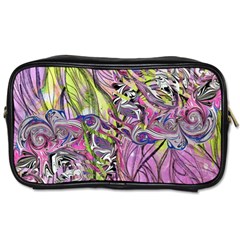 Abstract Intarsio Toiletries Bag (one Side) by kaleidomarblingart