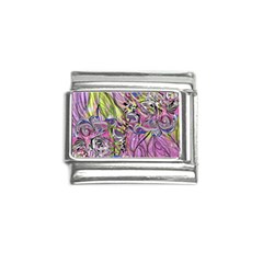 Abstract Intarsio Italian Charm (9mm)