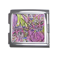 Abstract Intarsio Mega Link Italian Charm (18mm)