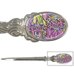 Abstract Intarsio Letter Opener by kaleidomarblingart