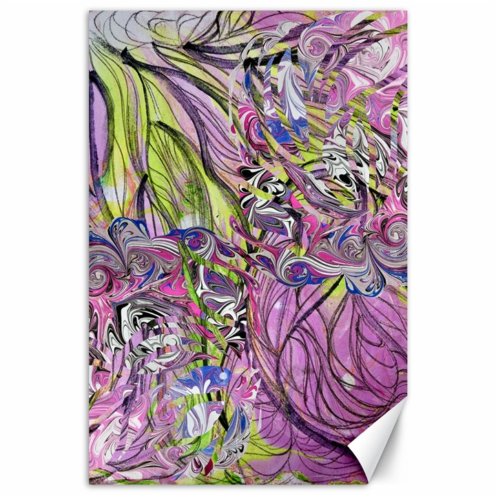 Abstract intarsio Canvas 24  x 36 