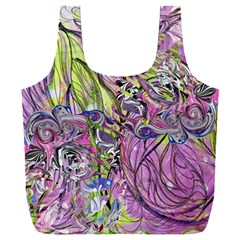 Abstract Intarsio Full Print Recycle Bag (xxxl) by kaleidomarblingart