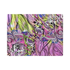 Abstract Intarsio One Side Premium Plush Fleece Blanket (mini)