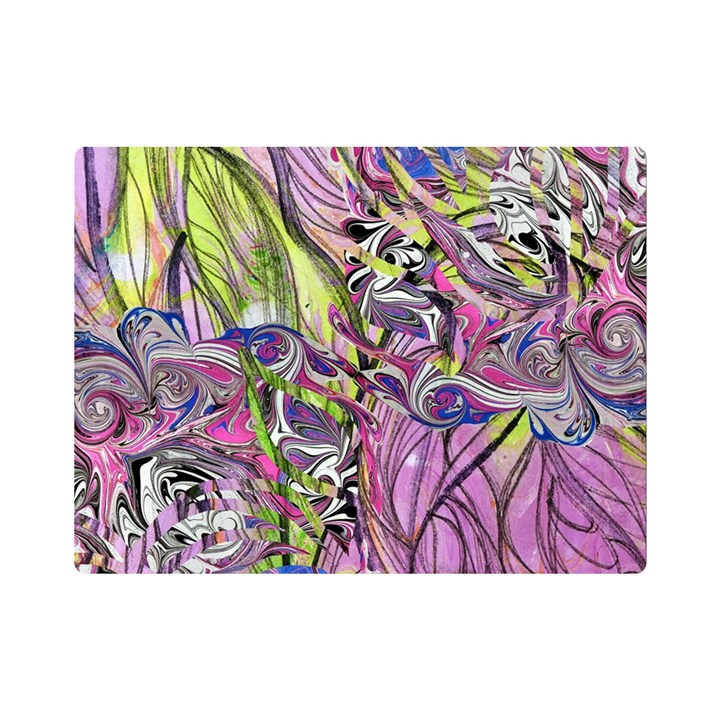 Abstract intarsio One Side Premium Plush Fleece Blanket (Mini)