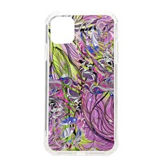 Abstract Intarsio Iphone 11 Tpu Uv Print Case by kaleidomarblingart