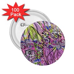 Abstract Intarsio 2 25  Buttons (100 Pack)  by kaleidomarblingart