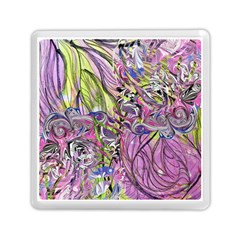 Abstract Intarsio Memory Card Reader (square) by kaleidomarblingart