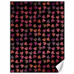 Mixed Colors Flowers Motif Pattern Canvas 36  X 48  by dflcprintsclothing