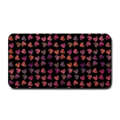 Mixed Colors Flowers Motif Pattern Medium Bar Mat by dflcprintsclothing