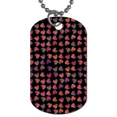 Mixed Colors Flowers Motif Pattern Dog Tag (two Sides) by dflcprintsclothing