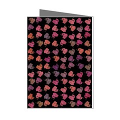 Mixed Colors Flowers Motif Pattern Mini Greeting Cards (pkg Of 8) by dflcprintsclothing