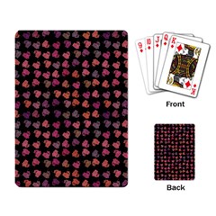 Mixed Colors Flowers Motif Pattern Playing Cards Single Design (rectangle)