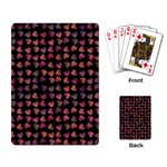 Mixed Colors Flowers Motif Pattern Playing Cards Single Design (Rectangle) Back