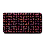 Mixed Colors Flowers Motif Pattern Medium Bar Mat 16 x8.5  Bar Mat