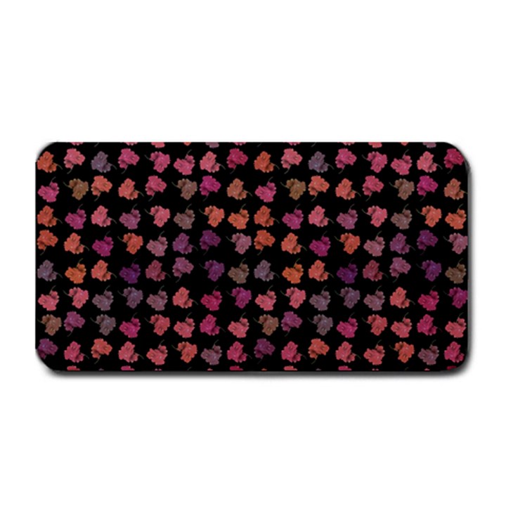 Mixed Colors Flowers Motif Pattern Medium Bar Mat