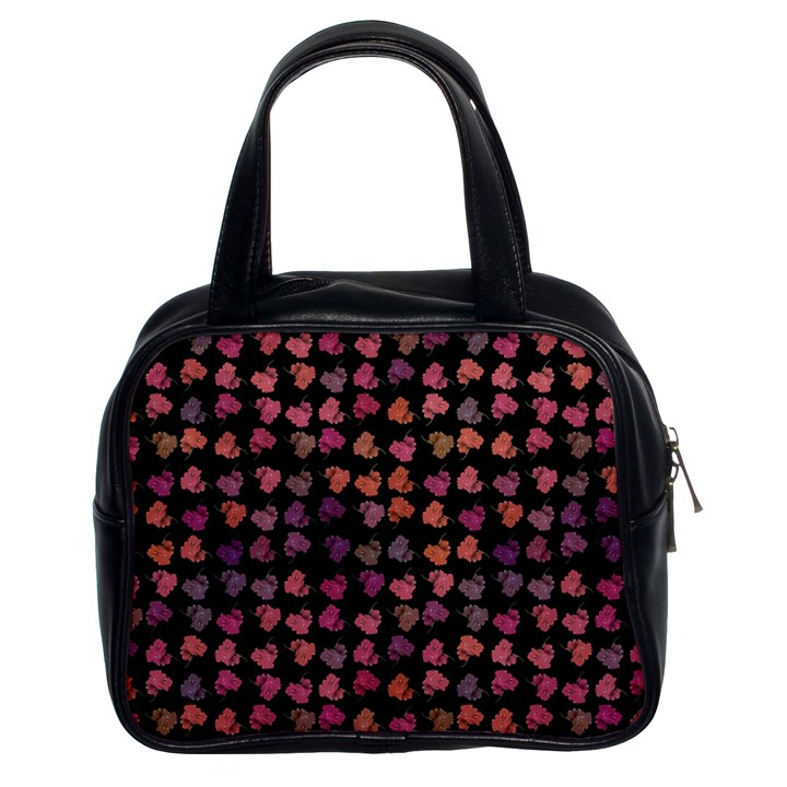 Mixed Colors Flowers Motif Pattern Classic Handbag (Two Sides)