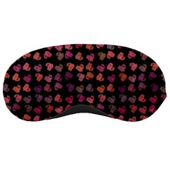 Mixed Colors Flowers Motif Pattern Sleeping Mask