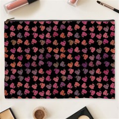 Mixed Colors Flowers Motif Pattern Cosmetic Bag (xxxl) by dflcprintsclothing