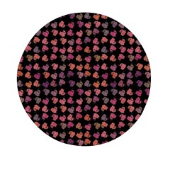 Mixed Colors Flowers Motif Pattern Mini Round Pill Box (pack Of 5) by dflcprintsclothing