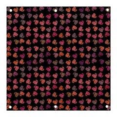 Mixed Colors Flowers Motif Pattern Banner And Sign 3  X 3 