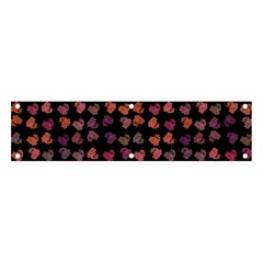 Mixed Colors Flowers Motif Pattern Banner And Sign 4  X 1  by dflcprintsclothing