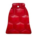 Red Textured Wall Bell Ornament (Two Sides) Front