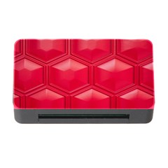 Red Textured Wall Memory Card Reader With Cf by artworkshop