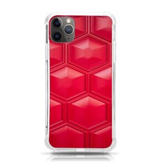 Red Textured Wall Iphone 11 Pro Max 6 5 Inch Tpu Uv Print Case by artworkshop