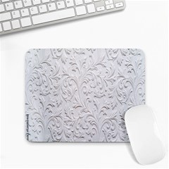 Plaster Background Floral Pattern Small Mousepad by artworkshop