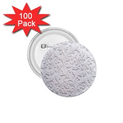 Plaster Background Floral Pattern 1 75  Buttons (100 Pack)  by artworkshop