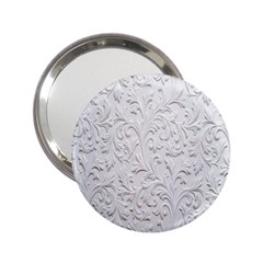 Plaster Background Floral Pattern 2 25  Handbag Mirrors by artworkshop