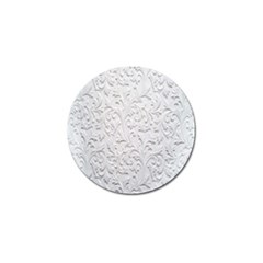 Plaster Background Floral Pattern Golf Ball Marker (4 Pack) by artworkshop