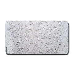 Plaster Background Floral Pattern Medium Bar Mat by artworkshop