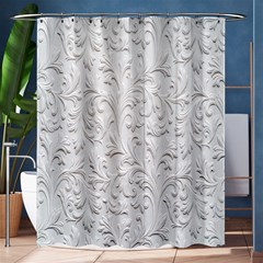 Plaster Background Floral Pattern Shower Curtain 60  X 72  (medium)  by artworkshop