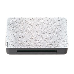 Plaster Background Floral Pattern Memory Card Reader With Cf by artworkshop